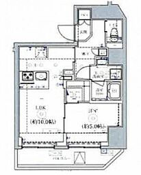 VERXEED東十条TWIN`SB 1LDKの間取図画像