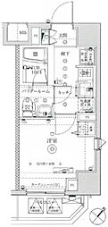 イアース横濱関内 1Kの間取図画像