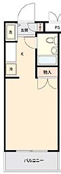 WINBELLSOLO五反野2 ワンルームの間取図画像