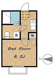 Ｐｒｅｍｉｅｒｅ南橋本 2階1Kの間取り