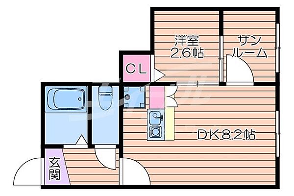 ラフィーネ・ドゥ・ミル ｜大阪府摂津市東正雀(賃貸マンション1DK・4階・26.45㎡)の写真 その2