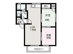 スーベニア　Ａ棟 202 ｜ 埼玉県新座市馬場１丁目9-19（賃貸アパート2LDK・2階・54.40㎡） その2