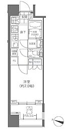 メゾンカルム本郷 1Kの間取図画像
