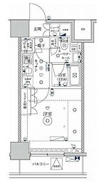 セジョリ板橋坂下 3階1Kの間取り
