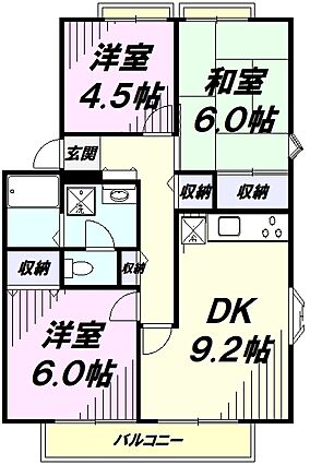 リビエール南平_間取り_0