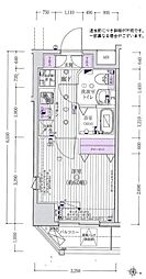 ヴァレッシア川口幸町シティ 1Kの間取図画像