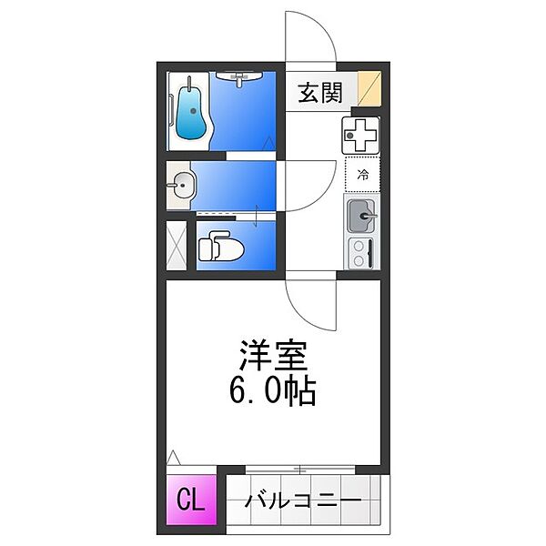 エム・ステージ平野本町III ｜大阪府大阪市平野区平野本町３丁目(賃貸アパート1K・2階・20.30㎡)の写真 その2