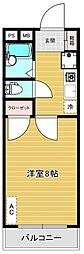 リファレンス戸田公園 1Kの間取図画像