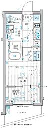 ブライズ二子新地 2Kの間取図画像