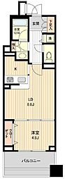 HF銀座レジデンスEAST 1LDKの間取図画像