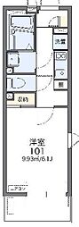 レオネクストエスポワール 1Kの間取図画像