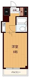 ヨシダビルNo.3スカイガーデン ワンルームの間取図画像