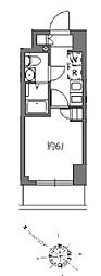 アラート横濱桜木町I 1Kの間取図画像