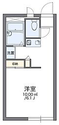 レオパレスヒルズＭ・Ｓ・Ａ 1階1Kの間取り