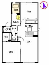 ソフィア梶尾　Ｂ棟 B0101 ｜ 熊本県熊本市北区梶尾町1706-2（賃貸アパート2LDK・1階・54.78㎡） その2