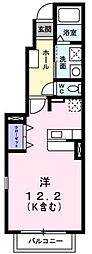 ヴィオラ・メゾン3 ワンルームの間取図画像