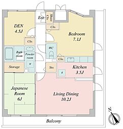 グランドメゾン壱番館 2SLDKの間取図画像