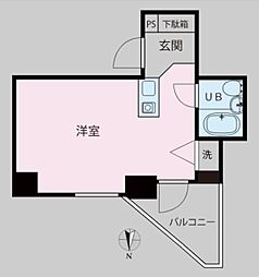 STELLACOURT武蔵小金井 ワンルームの間取図画像