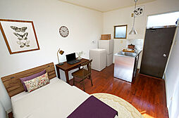 コーポバラード 102 1階ワンルームのリビング/ダイニング