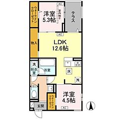 物件の間取り