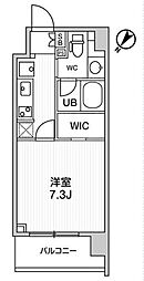 ディームス大塚 8階1Kの間取り