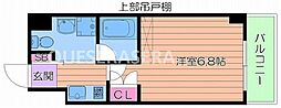 グランドヴィラ都島 1Kの間取図画像