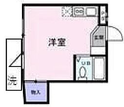リエパレス立川 ワンルームの間取図画像