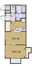SOLEGIO・RAY 1DKの間取図画像