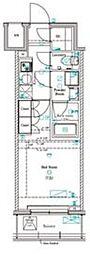 DIPS赤羽RESIDENCE 1Kの間取図画像