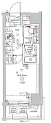GRANDTRUTH大森RISE 1Kの間取図画像