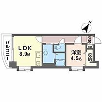 Ｇｏｌｄ　Ｃｏｕｒｔ　宝町 A1001 ｜ 広島県広島市中区宝町5-21（賃貸マンション1LDK・10階・41.01㎡） その2