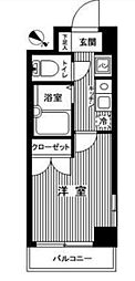 Jewel西荻窪 1Kの間取図画像