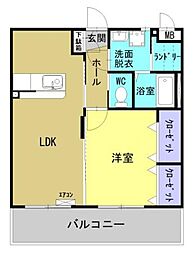 間取図画像 1LDK