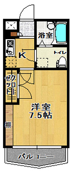 郡中アーバンタイム 607｜福島県郡山市富久山町久保田字石堂(賃貸マンション1K・6階・26.25㎡)の写真 その2