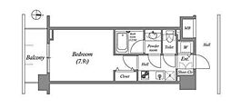 エミリブ下落合 1Kの間取図画像
