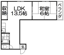 ＹＳグリーンヒルズ  ｜ 大阪府枚方市桜町11-17（賃貸マンション1LDK・1階・33.66㎡） その2