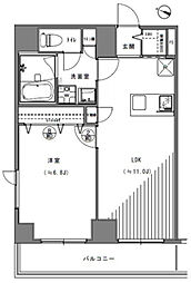 東京メトロ丸ノ内線 方南町駅 徒歩10分の賃貸マンション 3階1LDKの間取り