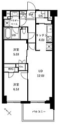 ザ・ケンジントン・レジデンスときわ台 2LDKの間取図画像