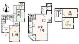 ヴィラカミュＡ棟 2SLDKの間取り
