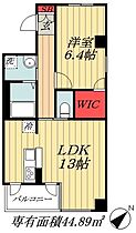 グリーンヒルズ妙典  ｜ 千葉県市川市富浜１丁目（賃貸マンション1LDK・3階・44.89㎡） その2