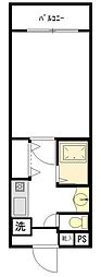 マイコート八王子 1Kの間取図画像