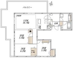 物件の間取り