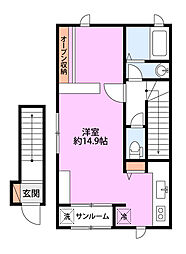 間取図画像 ワンルーム