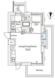 間取図画像 1LDK