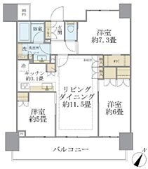 物件の間取り