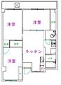 丸山台ハイツ3階8.6万円