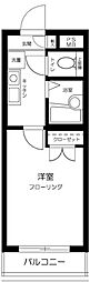 グランドバン西落合 1Kの間取図画像