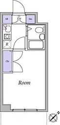アネックス西葛西 1Kの間取図画像
