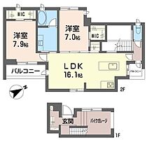 Ｍａｉｓｏｎ　ｄｅ　Ｏａｓｉｓ 00201 ｜ 神奈川県横浜市中区柏葉10-6（賃貸アパート2LDK・2階・91.41㎡） その2