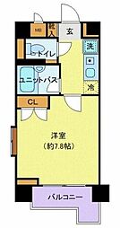 東京メトロ丸ノ内線 荻窪駅 徒歩2分の賃貸マンション 5階1Kの間取り